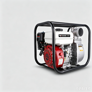 Pompe à eau à essence 3,5 CV 100-500 L/min, auto-amorçante, moteur rouge - Product Image 1
