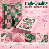 Cartes à Jouer Personnalisées Écologiques et Durables, Jeu de Poker Personnalisé avec Boîte Personnalisée, Promotion de Marque Familiale, Vente en Gros