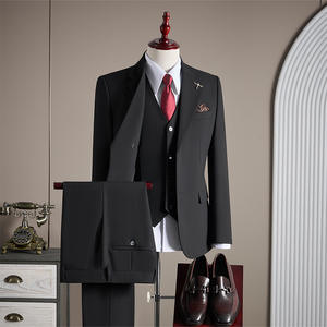 Stock d'usine de trois pièces <span class=keywords><strong>costume</strong></span> de marié de mariage pour hommes à simple boutonnage le meilleur <span class=keywords><strong>homme</strong></span> en <span class=keywords><strong>costume</strong></span> et le marié - Product Image 2