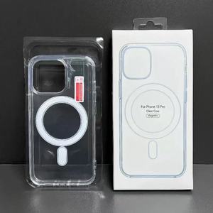 Nueva llegada HD Clear Crystal Funda de teléfono magnética transparente para iPhone 17Air 14 15 16 Pro Max Funda de teléfono acrílica con caja - Product Image 3