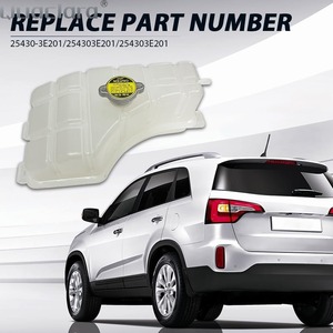 ถังน้ำหล่อเย็นเครื่องยนต์รถอ่างเก็บน้ำพร้อมหลอดฝาสำหรับ Kia Sorento 2003 2004 2005 2006อุปกรณ์เสริม25430-3E201ชิ้นส่วน25430-3E200 - Product Image 1