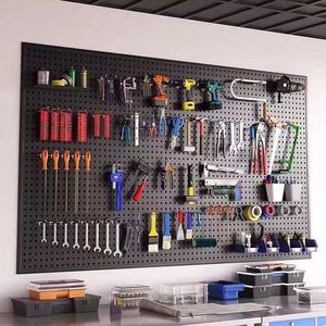 Pegboard with <b>framed</b> round holes, multi-hole tool wall, universal multi-hole pegboard, supermarket shelf, mobile phone - Product Image 1
