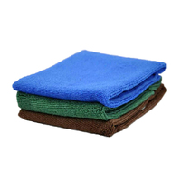 Hot-selling Microfiber Cleaning Cloth Warp Knitted Towel Blue 40*40Cm 300gsm Car Microfiber Cloth Car Kitchen Towel