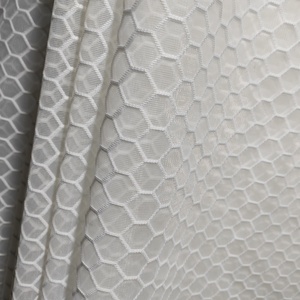 Tela de malla hexagonal Tela de poliéster <span class=keywords><strong>Pongee</strong></span> 50D Bolsa de peso ligero Mochila Tela acolchada - Product Image 3