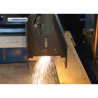 Machine de découpe et de perçage automatique de poutres métalliques en tôle par laser CNC pour le métal