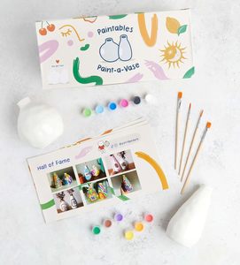 Pottd Ceramic Paint-a-<strong>Vase</strong> Pottery Painting Kit-<strong>Personalised</strong> DIY <strong>Vase</strong> Craft Set Easter Theme Includes <strong>Vases</strong> Paints Step-by-Step - Product Image 3