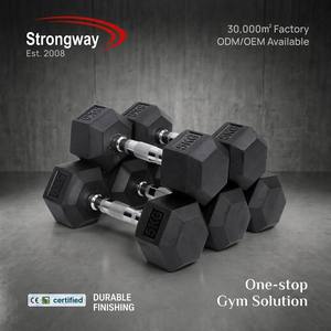The Best-selling Commercial Professional Multifunctional Fitness Equipment with Hex Rubber <b>Dumbbell</b> (Steel 2.5-50kg) for Gym - Product Image 1