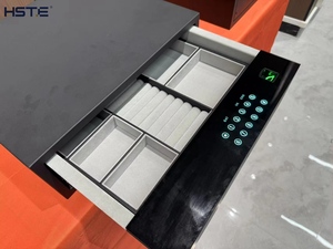 Caja Fuerte de Cuero con Protección de Huellas Dactilares y Contraseña para <span class=keywords><strong>Almacenamiento</strong></span> Seguro en Armarios de Pared - Product Image 3