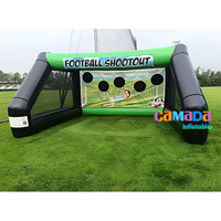 Jeux de sport de fusillade de football en plein air et en intérieur Jeu de cible de football gonflable Jeux de carnaval de sports gonflables en plein air