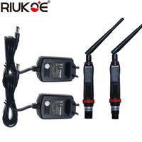 1 Set Contrôleur DMX sans fil femelle mâle Transmetteur et récepteur DMX512 sans fil Contrôleur de lumière DMX