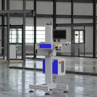 Machine de marquage laser à fibre Refroidissement par AIR pulsé continu Le marqueur laser ultraviolet 355nm intégré prend en charge le format AI