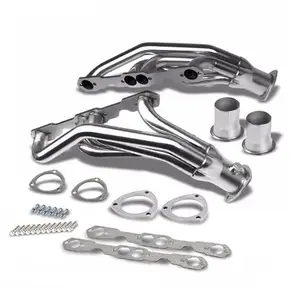 MAX Auto Racing Parts Engine Stainless Steel Exhaust Downpipe kit for Chevrolet 1988-1995 Chevy and GMC