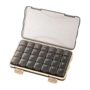 Neue Pillen box Aufbewahrung sbox Medical Case 7 Tage Organizer 28 Fach Travel Portable Pill Box