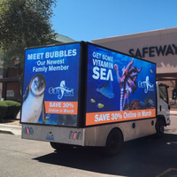 Camion publicitaire mobile intelligent personnalisable avec écran LED pour affichage numérique commercial et location