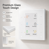Panneau tactile mural KNX pour le contrôle de toute la maison, système domotique KNX, automatisation domestique, panneau tactile intelligent pour hôtel, villa