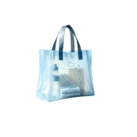 Sac fourre-tout coloré en plastique imperméable avec poignée, plusieurs couleurs au choix, sac de rangement portable
