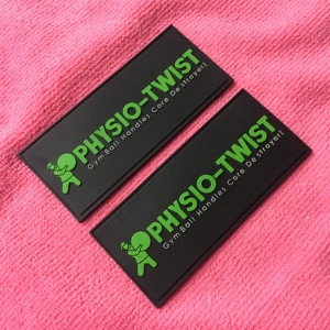 Efecto perfecto de costura en Etiqueta de goma de PVC con símbolo de lavado, Parche de goma de silicona ecológico con canal de costura - Product Image 3