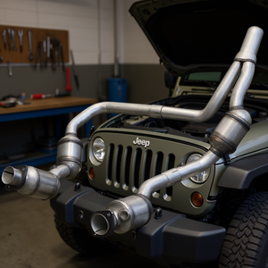 Jeep Catalytic Converter Front Right 3.8L V6 2007-2009 Stainless Steel Replacement OE 50482 D0100X385Y2 - Product Image 2