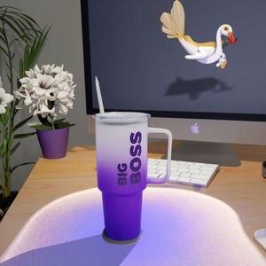 Vaso de vidrio de 40oz con tapa de plástico y vaso de vidrio reutilizable con pajita, <span class=keywords><strong>botella</strong></span> de <span class=keywords><strong>agua</strong></span> Big <span class=keywords><strong>boss</strong></span>, vaso de vidrio para jugo - Product Image 1