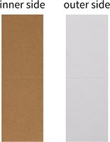 Protège-cartes de collection 3 " x 4,5 " en carton plié pour distributeur d'autocollants