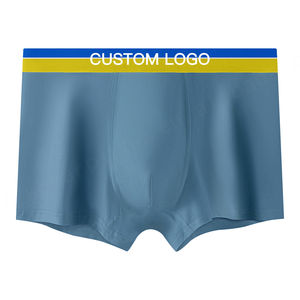 Usine moins cher 95 coton 5spandex haute élasticité doux personnalisé hommes culottes de qualité supérieure pleine grandeur impression plaine boxeurs pour hommes - Product Image 5