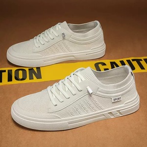 New Men's Mesh Upper Lace-Up Lighted Foam Lining All Seasons Autumn Spring Sports Casual Sneakers - Product Image 1