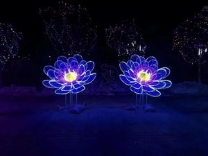 Lumière LED à motif de fleur de cerisier IP65 pour extérieur, décoration de jardin, papillon, pelouse, paysage, éclairage de fête - Product Image 6