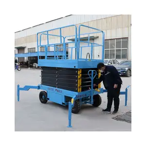 Electric Motor Move Lift Hydraulic Scissor Lift Platform Lifting