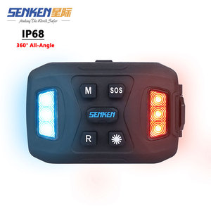 360 degrés Led Rechargeable magnétique avertissement clignotant rouge bleu sécurité routière Flash voiture signal lumineux de sécurité - Product Image 1