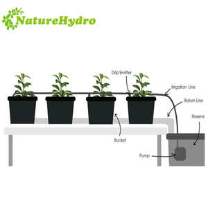 11L secchio olandese di plastica Bato per sistemi di coltivazione idroponica vasi da fiori e fioriere - Product Image 4