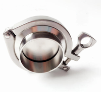 Collier de serrage réglable CNJS en acier inoxydable hygiénique SS 304 pour tube trèfle à simple broche TC 3A pour brassage de bière