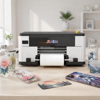 Impresora UV DTF Epson XP600 F1080 A3 para Transferencia de Adhesivos, Película AB, Vasos de Plástico, Máquina de Impresión de 30 cm para Botellas de Vidrio