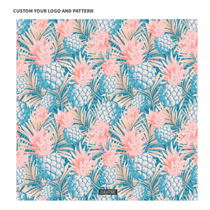 <span class=keywords><strong>Serviette</strong></span> de plage à rayures bleues 2021 compressée 200x200 taille Rpet serviettes de plage en <span class=keywords><strong>microfibre</strong></span> gaufrée Double impression - Product Image 6