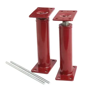 Winmax Auto Werkplaats Apparatuur Verstelbare Vloer Jack Post 15 Gauge-Grootte Bereik 1 '-1' 3 "(2 Pack)