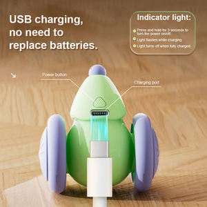 Juguetes Interactivos Inteligentes para Gatos, Juguete de Ratón para Gatos Recargable por USB con Luces LED, Ratón Eléctrico Inteligente para Mascotas, Juguetes para Gatos - Product Image 5