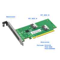 Kit d'extension de carte mère PCI-E4.0 GPU avec ports SFF-8654-8i, 5 canaux X16, mode de traversée, adaptateur multi-GPU pour serveur IA – En stock