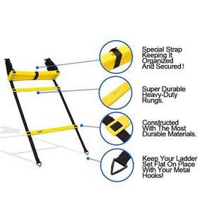 Scala di agilità del produttore di calcio professionale e attrezzatura per l'allenamento del calcio di calcio per aumentare la velocità e il lavoro a piedi - Product Image 3