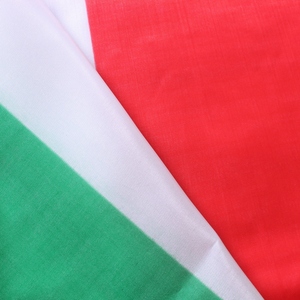 Tela de poliéster semielástica de color rojo, verde y blanco, para Bandera de Iran, Italia y México - Product Image 1