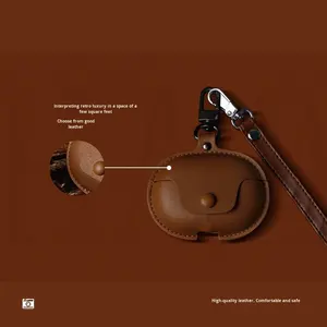 Appliquer à pour <span class=keywords><strong>Jbl</strong></span> Wave Beam2 pour <span class=keywords><strong>casque</strong></span> <span class=keywords><strong>Bluetooth</strong></span> housse de protection lanière coque de protection en cuir souple pour <span class=keywords><strong>casque</strong></span> Wavebeam - Product Image 1