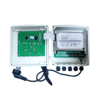 Compteur de débit ultrasonique mural RS485 pour gaz liquide, huile et eau, 4-20mA, OEM, avec capteurs de température et de mesure de chaleur