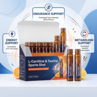 Private Label L-Carnitin & Taurin Energy Drink Shot für Sporternährung und Stoffwechselunterstützung