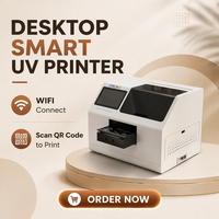 Impresora UV Inteligente A5 Independiente con Carga Automática de Imágenes, Sin Necesidad de PC, para Impresión de Insignias y Magnéticos Personalizados