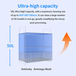 Lavadora Antinsky Antmega Wash 50L con Diseño de Válvula de Salida de Gran Capacidad/Limpieza Potente, Tamaño de hasta 400x380x280mm - Product Image 3