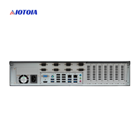 Komputer Kontrol Industri Rak 2U, Casing PC Rak Mount, 2 LAN, 16 USB, 6 COM, 7 Slot Ekspansi Profil Rendah, IPC 6023