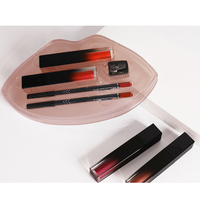Ensemble Crayon à Lèvres Mat Nude et Gloss Liquide Non-Transfert et Longue Tenue pour un Maquillage Lisse et Durable