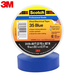 Cinta eléctrica negra Super 3 M 35 Cinta eléctrica de vinilo aislante de Pvc - Product Image 6