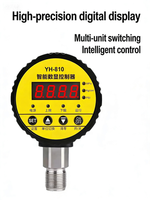 Controlador de Presión Digital de Alta Precisión, Interruptor Inteligente de 0.1 a 100 MPa, Personalizable para Uso Industrial