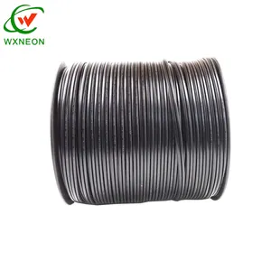 Black 1000FT SPT-1 18 Gauge PVC Flexible Electrical Wire Flat Cable