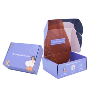 Colorful Design Luxury Shipping Mailer Folding Paper Packaging Box for Sweater <b>Clothes</b> Jewelry - Product Image 3