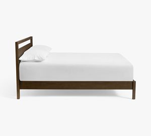 Cama de Madera Maciza de Estilo Rústico Francés con Cuatro Postes, Estructura de Cama de Madera Tallada a Mano de Estilo Vintage para Muebles de Dormitorio - Product Image 4